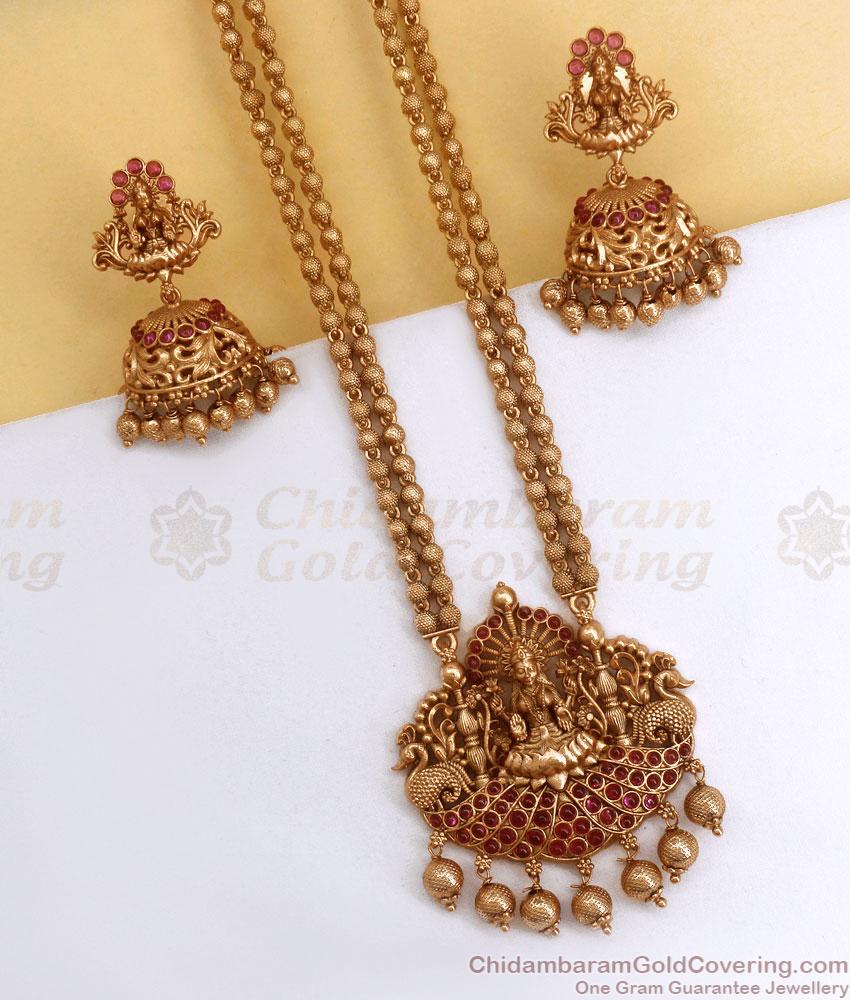 Long haram temple jewellery on sale